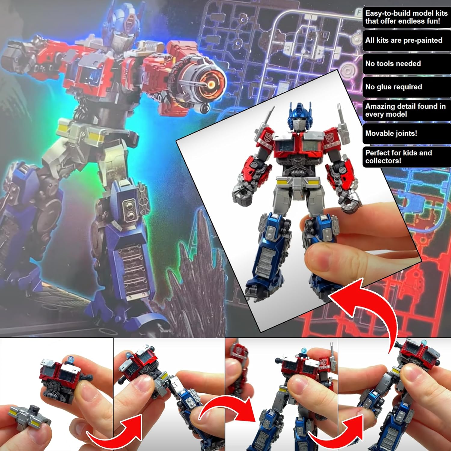 Transformers Classic Class | Mirage | Model Kit for Ages 12+ | Collectible Action Figure Building Set | Toy Gift for Kids & Adults