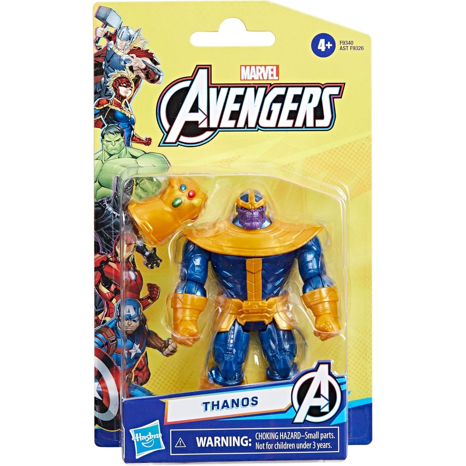 Marvel Epic Hero Series Thanos Deluxe Action Figure, 4-Inch-Scale, Avengers Super Hero Toys for Kids 4 and Up