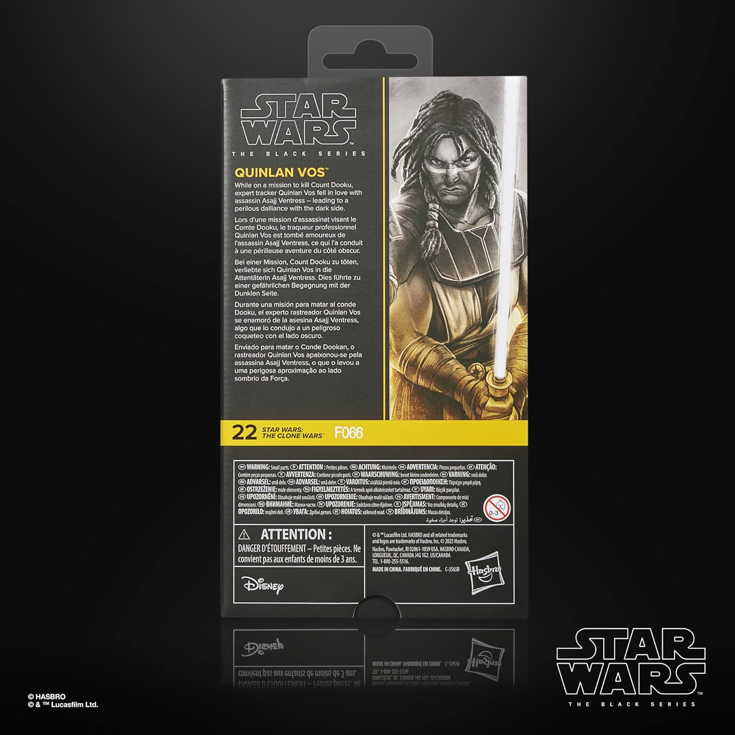 STAR WARS The Black Series Quinlan VOS, The Clone Wars Premium Collectible 6 Inch Action Figure