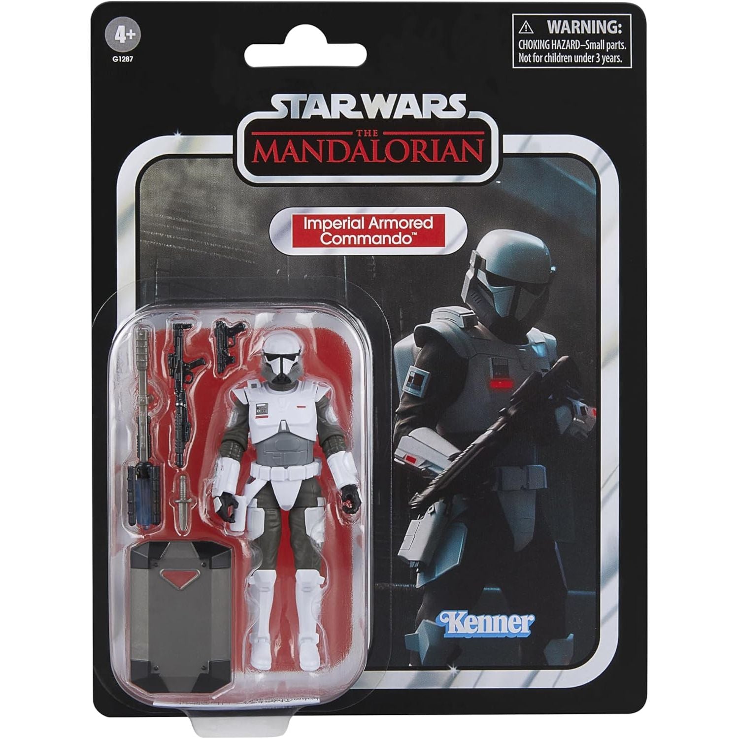 STAR WARS The Vintage Collection Imperial Armored Commando, Deluxe The Mandalorian 3.75 Inch Collectible Action Figure