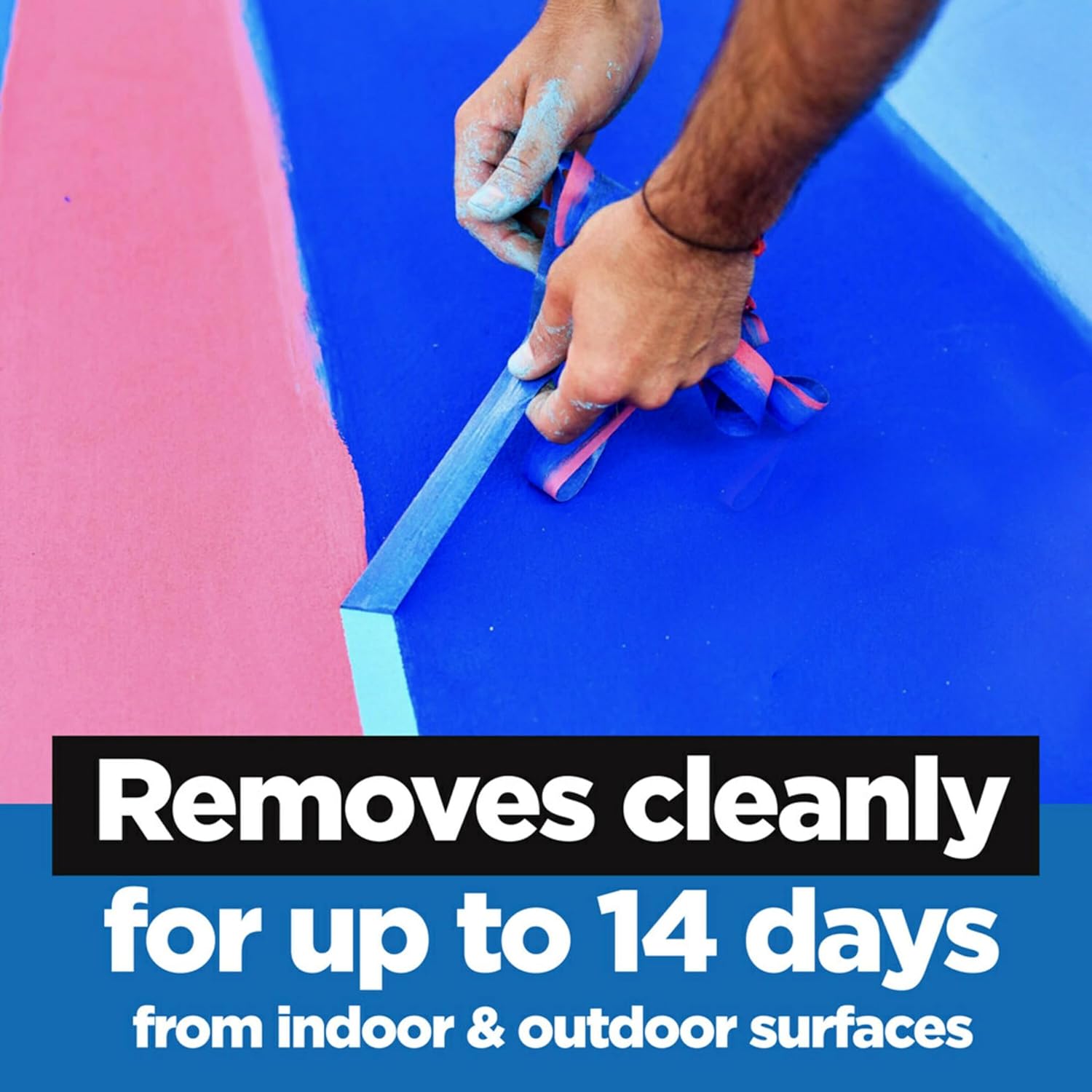 ScotchBlue Original Multi-Surface Painters Tape, 2 Inch Wide (1.88 In. x 60 Yds), 3 Rolls, Blue Paint Tape Protects Surfaces and Removes Easily, Masking Tape for Indoor and Outdoor Use (2090-48EP3)