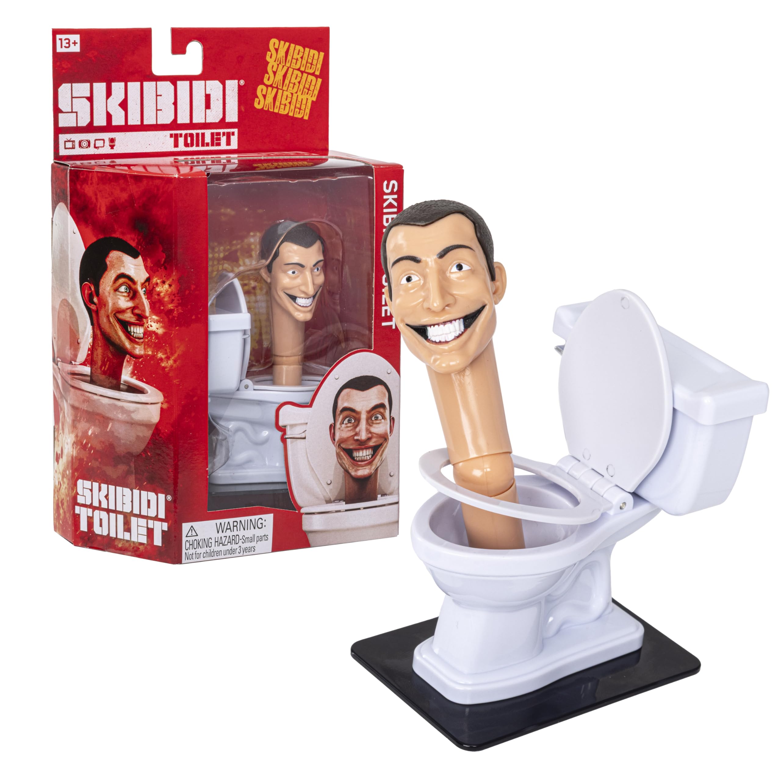SKIBIDI Toilet Deluxe 6 inch Figure, Cameraman Collectible Figure, Officially Licensed Toilet Merch