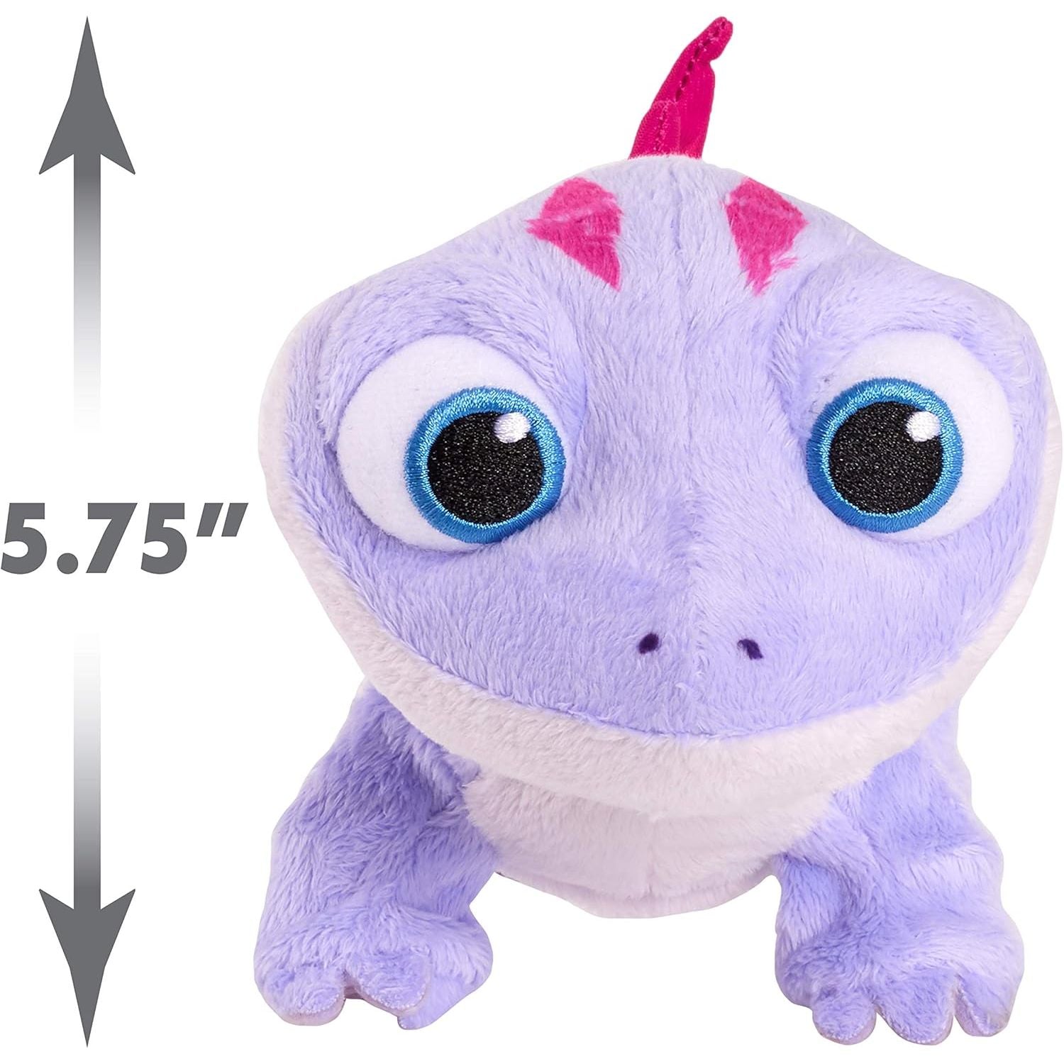 Disney Frozen 2 Walk & Glow Bruni The Salamander, Lights and Sounds Stuffed Animal, Officially Licensed Kids Toys for Ages 3 Up by Just Play