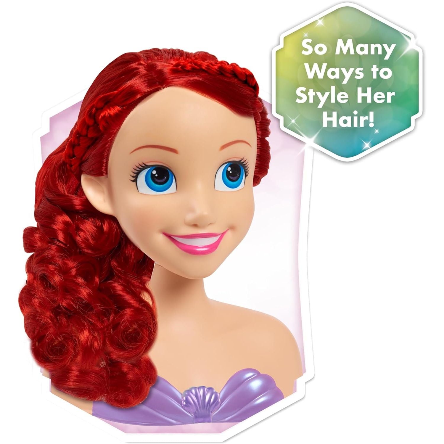 Disney Princess Small Styling Head - Ariel (8L Packaging)