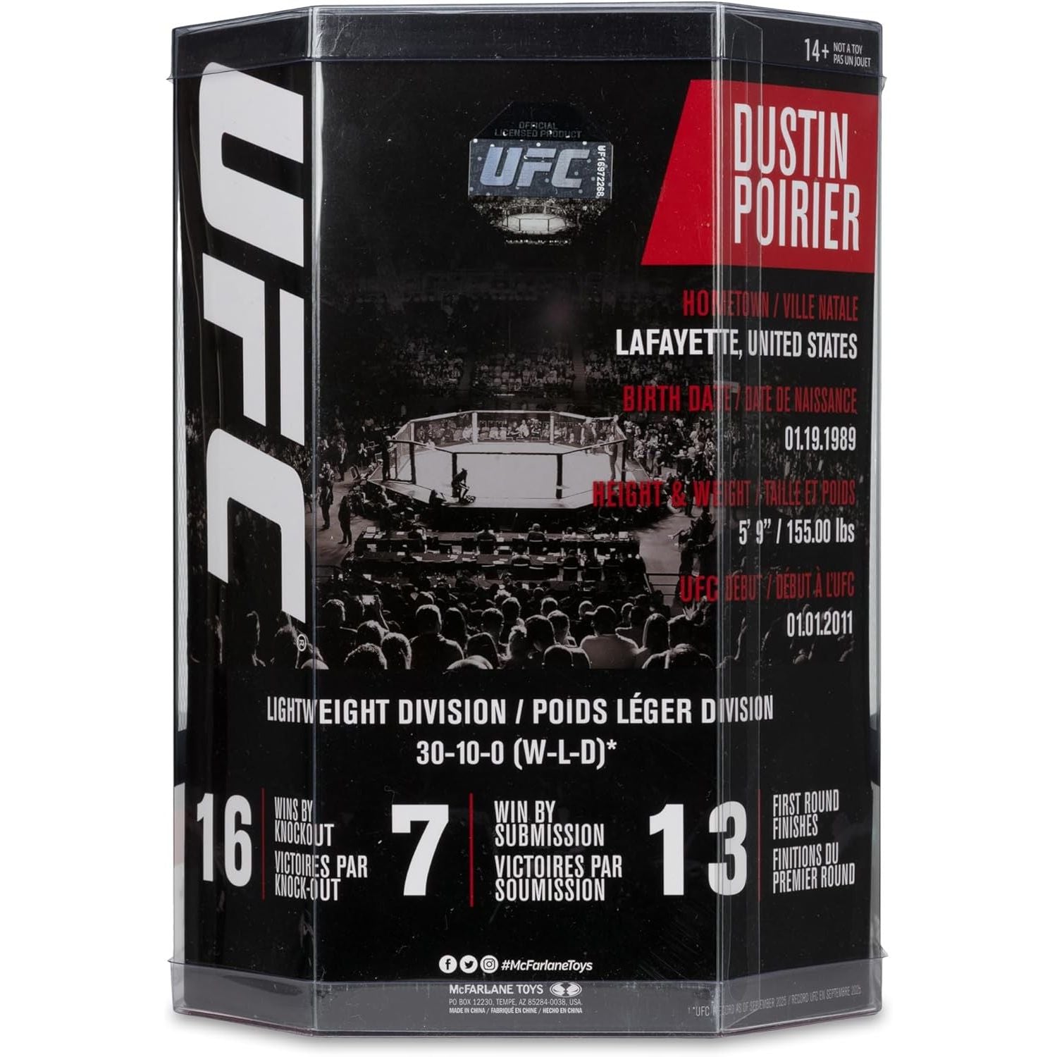 McFarlane Toys- UFC Dustin Poirier 7in Posed Figure McFarlane's SportsPicks