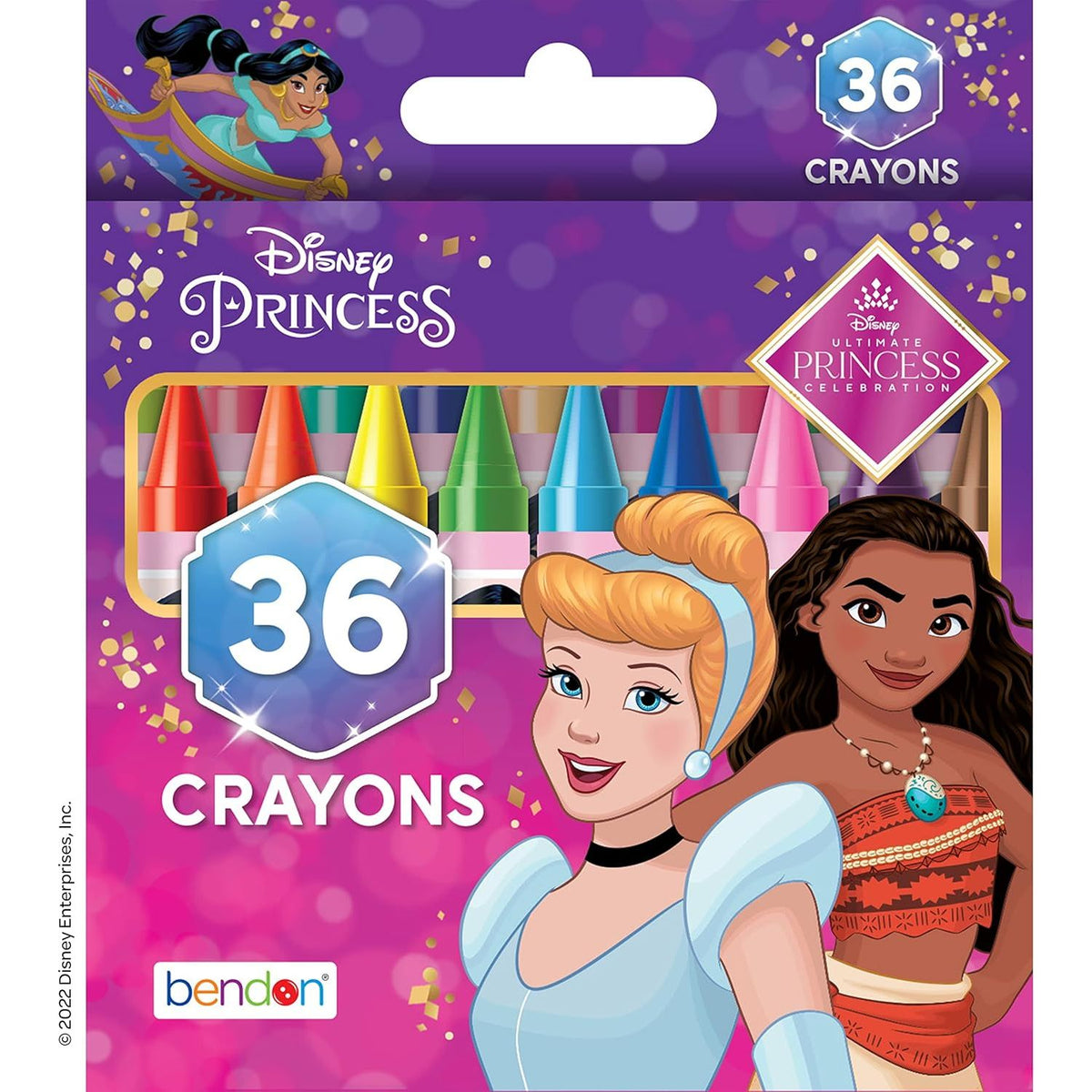 Disney Princess 36 Count Crayons in Tuck Box