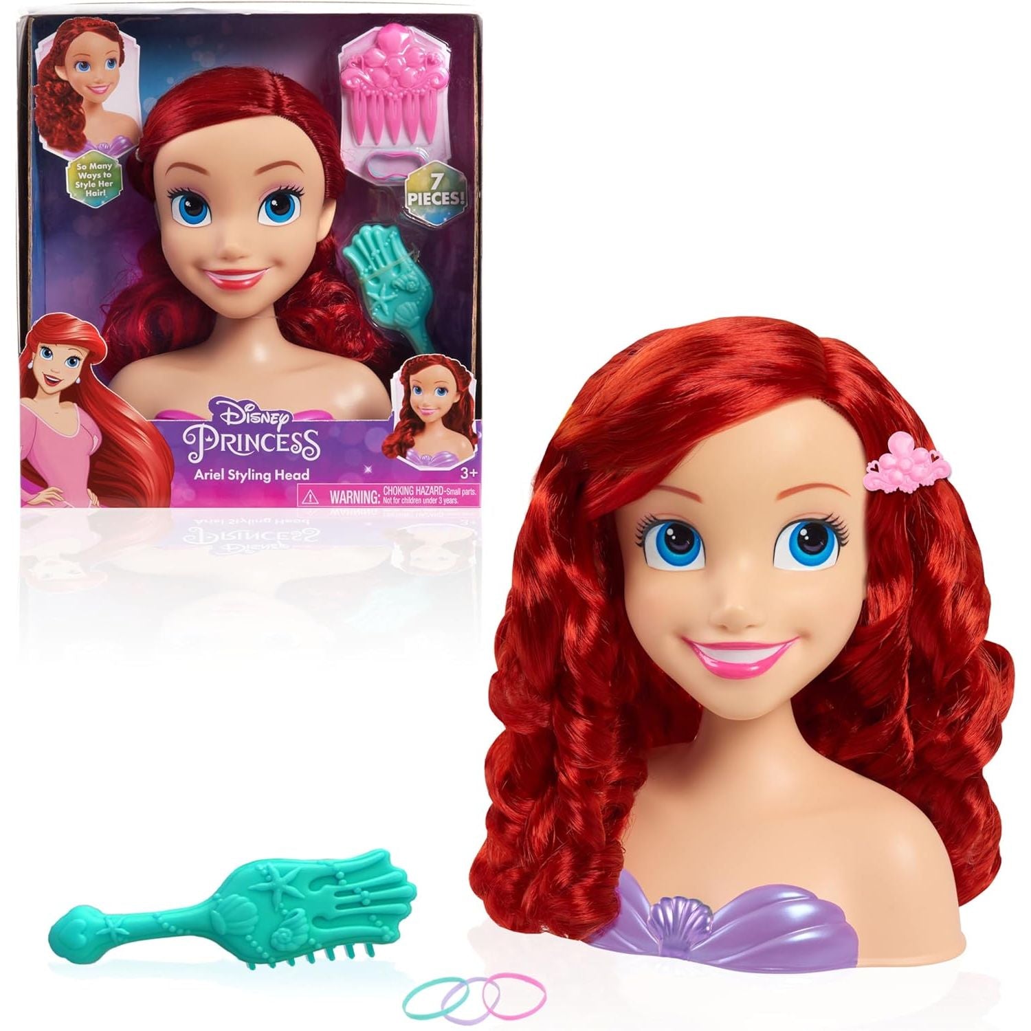 Disney Princess Small Styling Head - Ariel (8L Packaging)