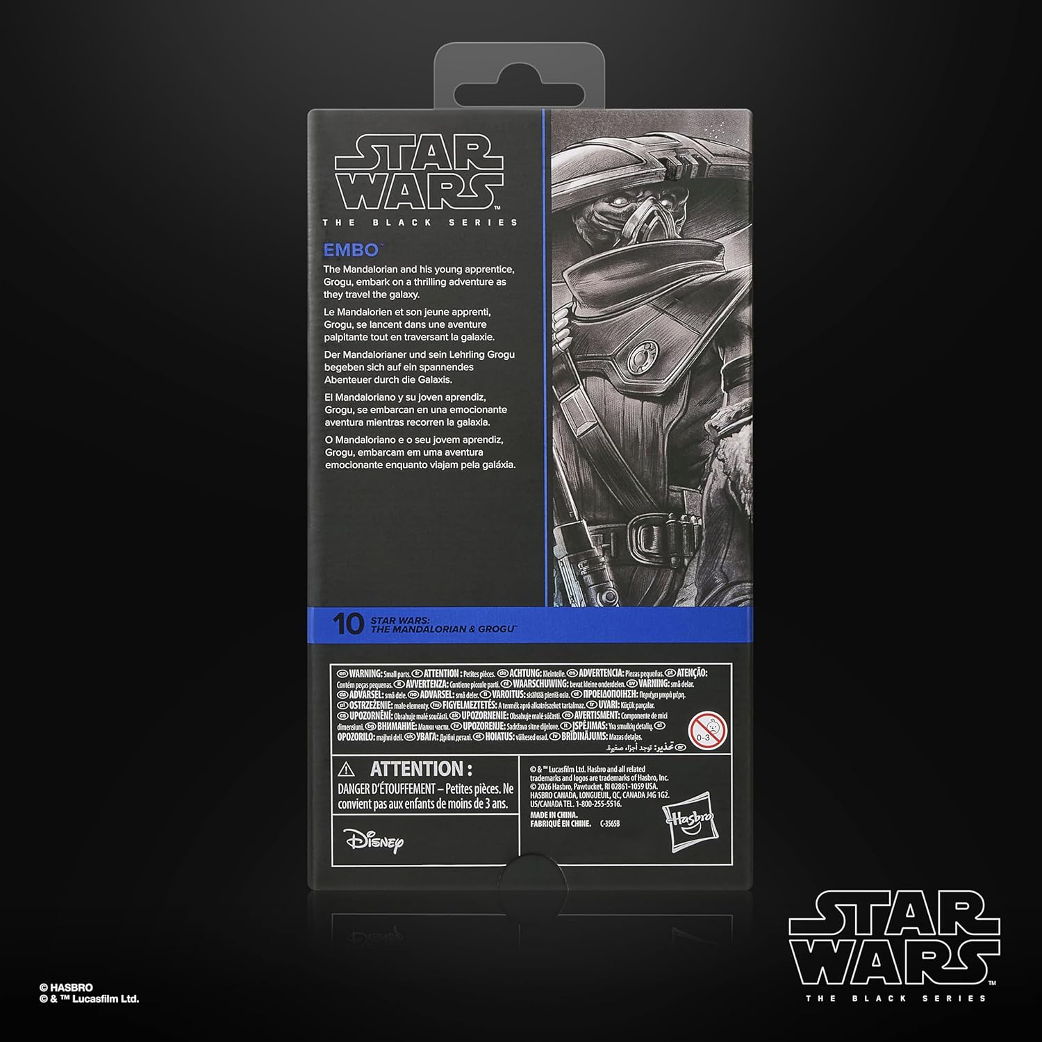 STAR WARS The Black Series Embo, The Mandalorian & Grogu Premium Collectible 6 Inch Action Figure