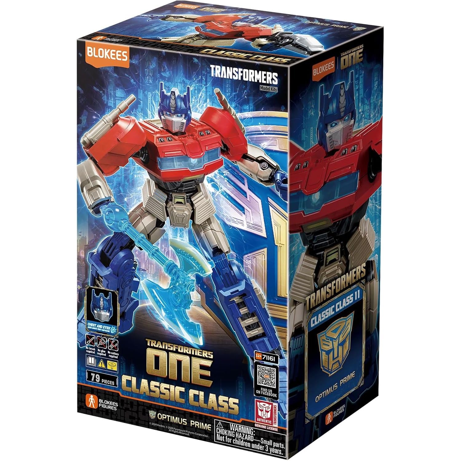 BLOKEES Transformers Classic Class 11 Transformers One Optimus Prime
