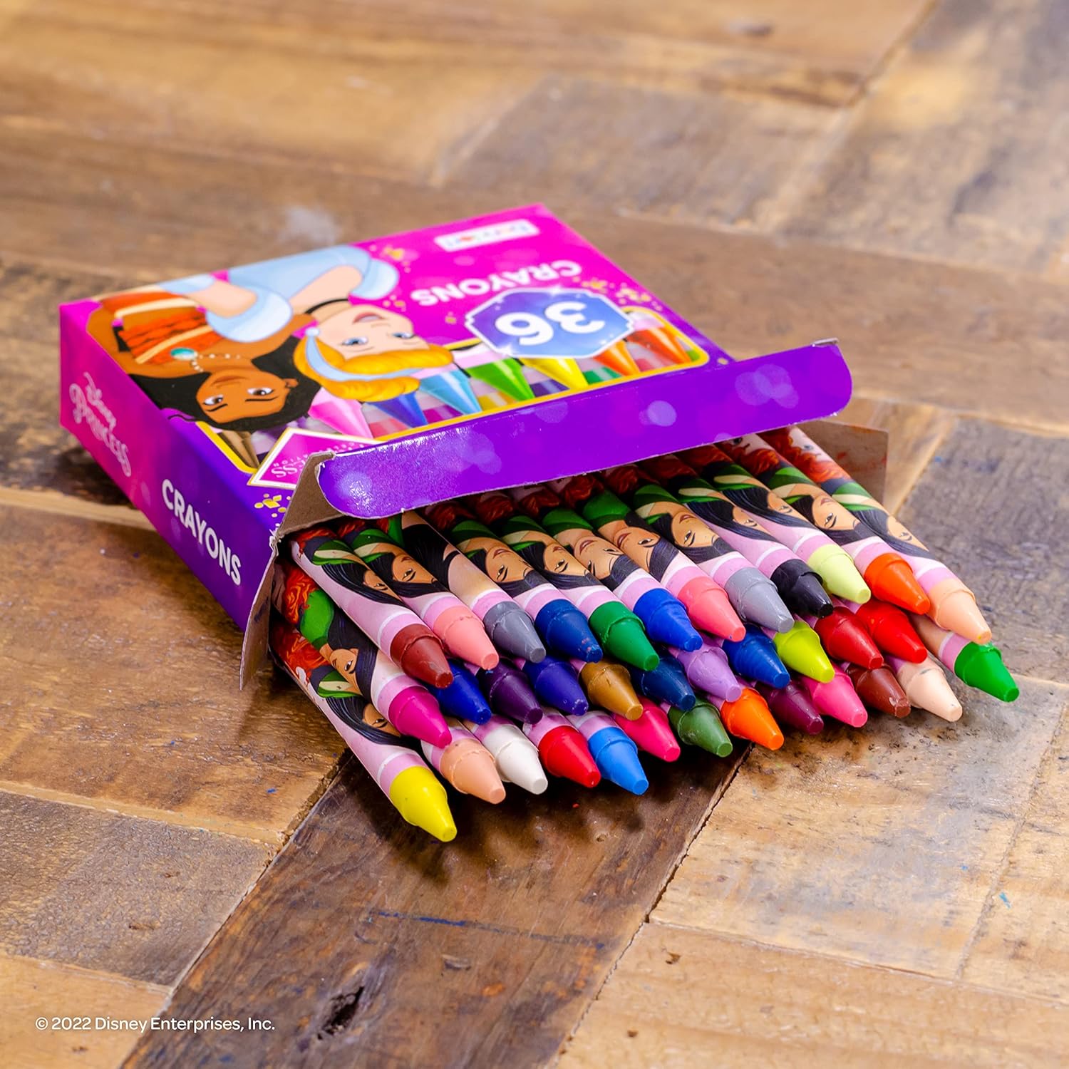 Disney Princess 36 Count Crayons in Tuck Box