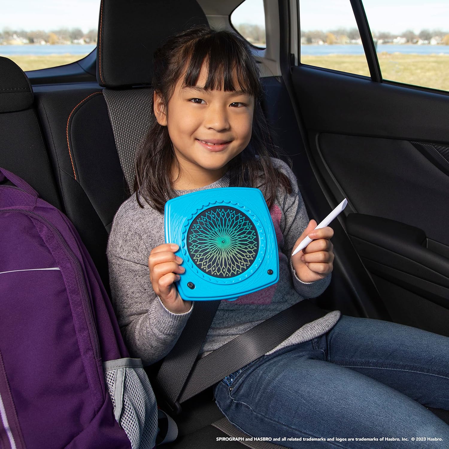 Spirograph Doodle Pad– Arts and Crafts, Scratch Art, LCD Writing Tablet for Kids, Kids Toys, Art Supplies, Drawing Kit, Spiral Art, Double-Sides Stylus, Build-in Storage, Stencils Included, Ages 5+