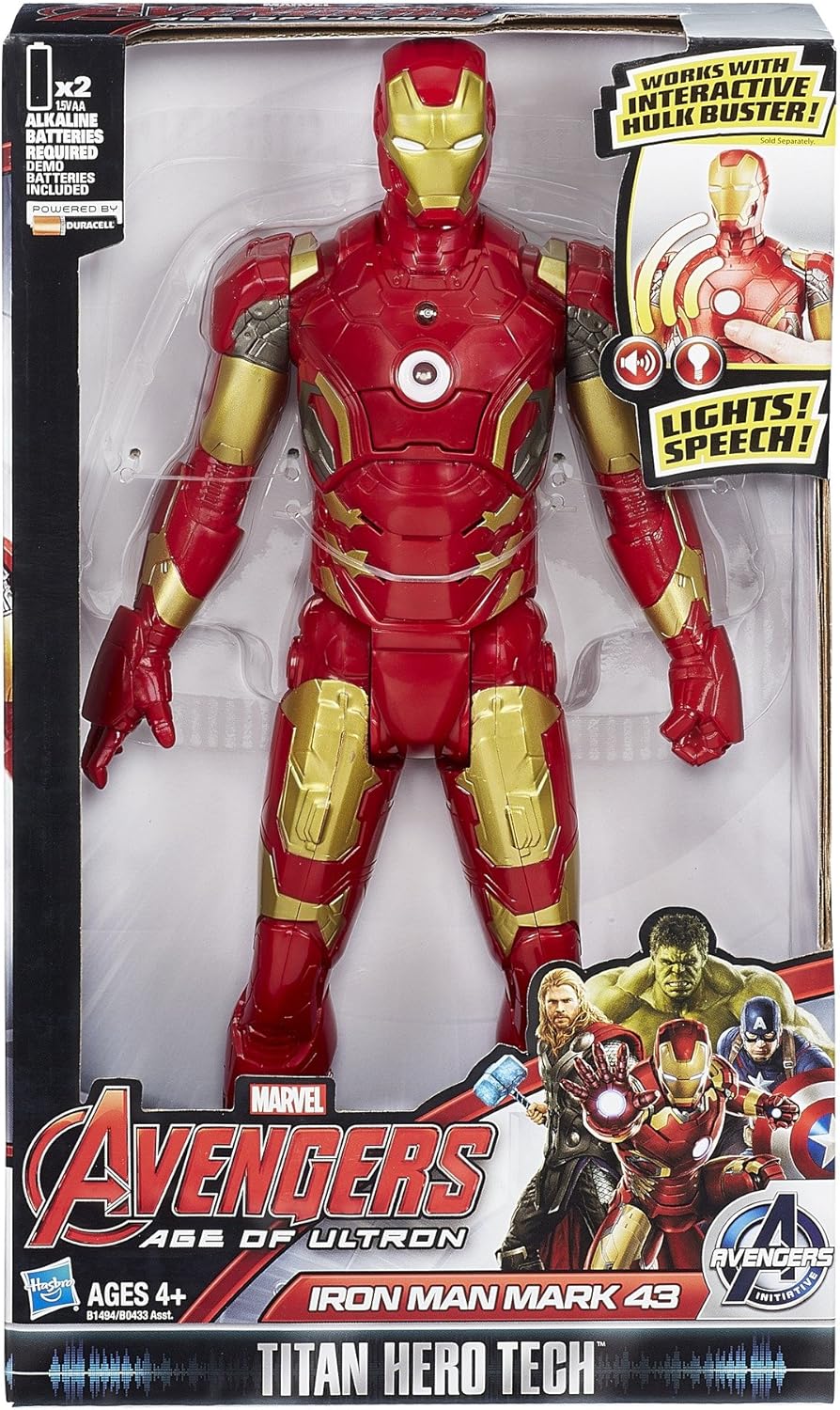 Marvel Avengers Age of Ultron Titan Hero Tech Iron Man 12 Inch Figure