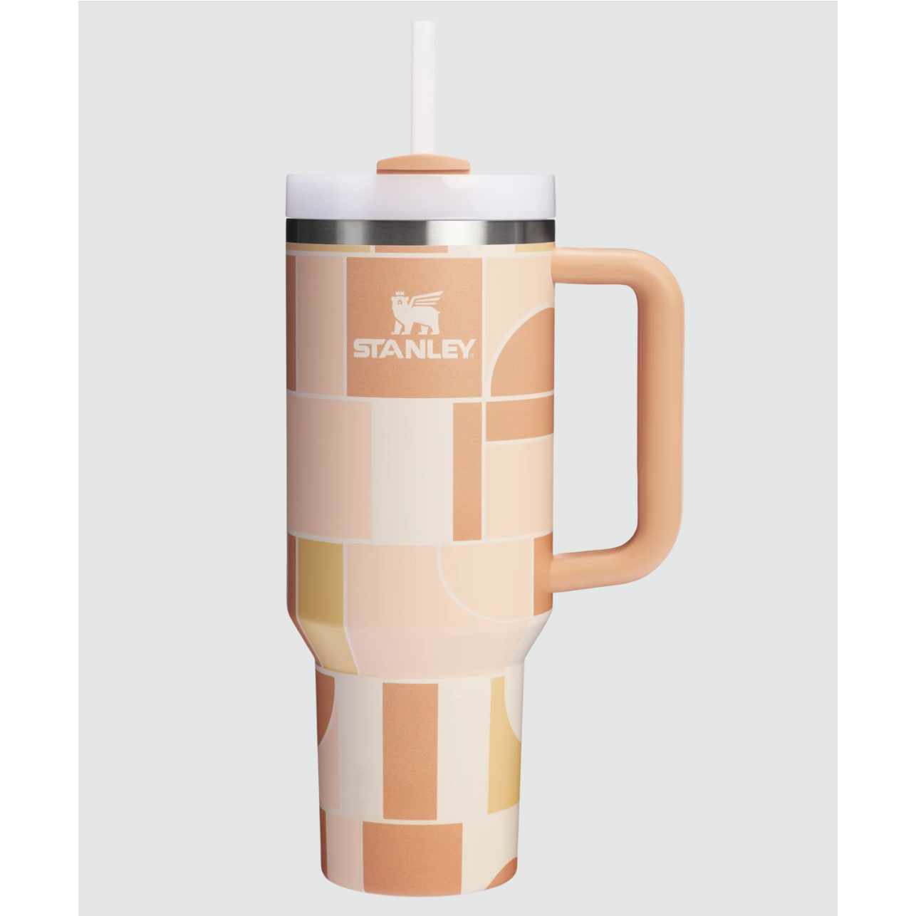 Stanley Quencher® H2.0 FlowState™ Tumbler | 30oz - Apricot Court Geo