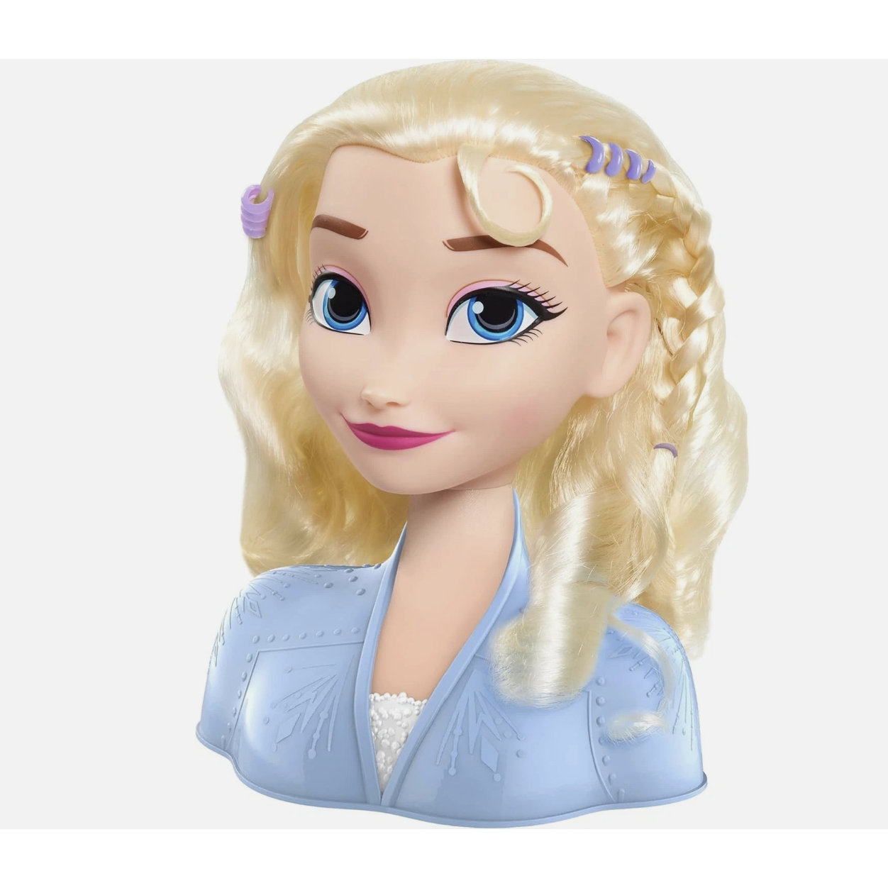 New-Disney Frozen 2 Elsa Styling Head, 14-pieces, Pretend Play, Kids Toys | Doll