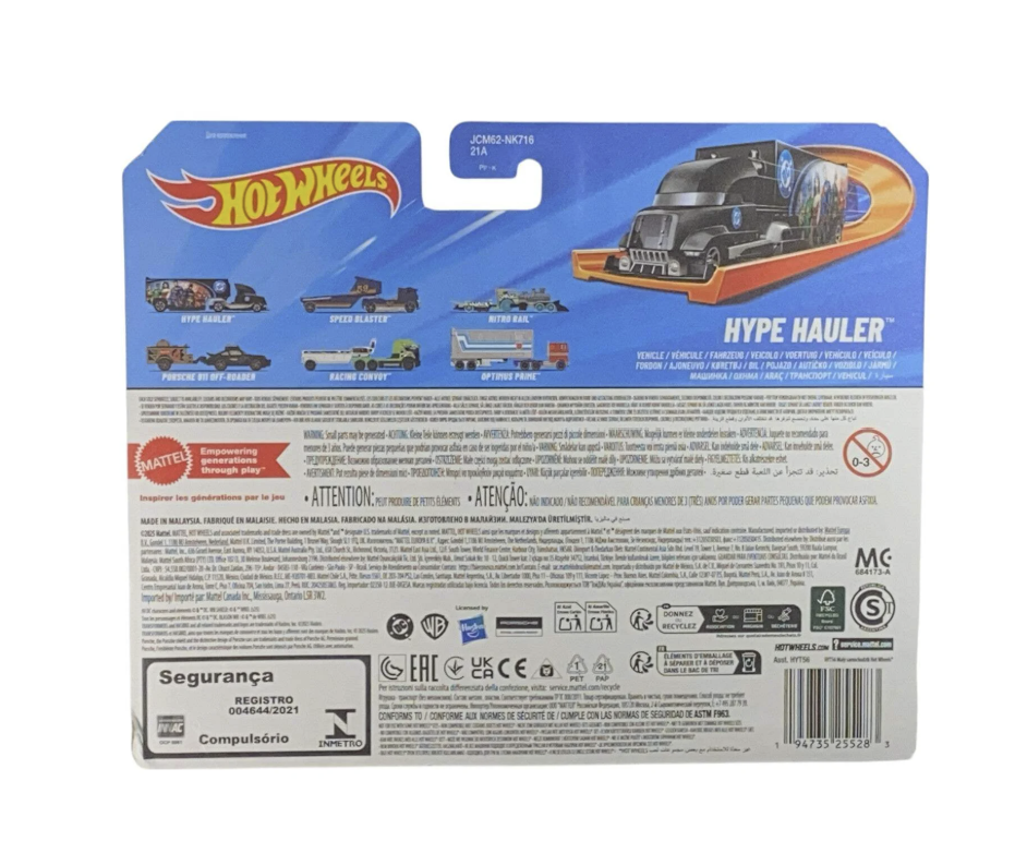 Hot Wheels Track Fleet Hyper Hauler Die Cast Car