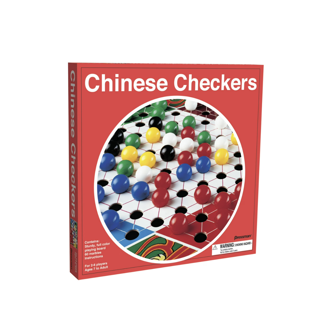 Pressman Toys Chinese Checkers Board Game – Classic Family Strategy Game for Kids and Adults