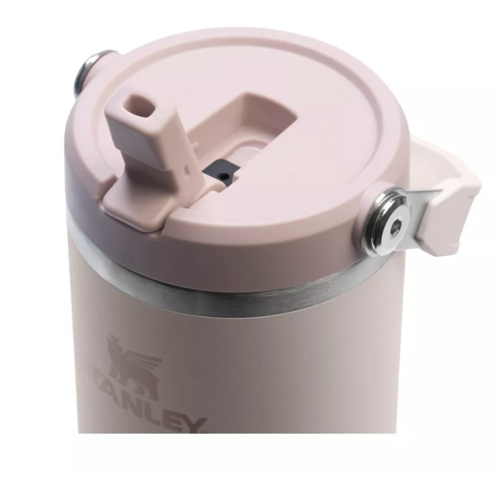 Stanley 30 oz Stainless Steel Ice Flow 2.0 Flip Straw Tumbler Rose Quartz