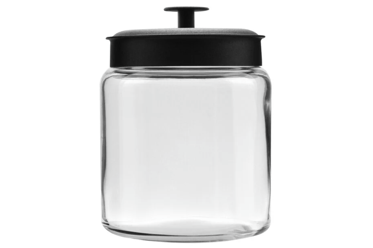 Anchor Hocking 96712AHG17 Black 96 Ounce Montana Jar - 2 / CS