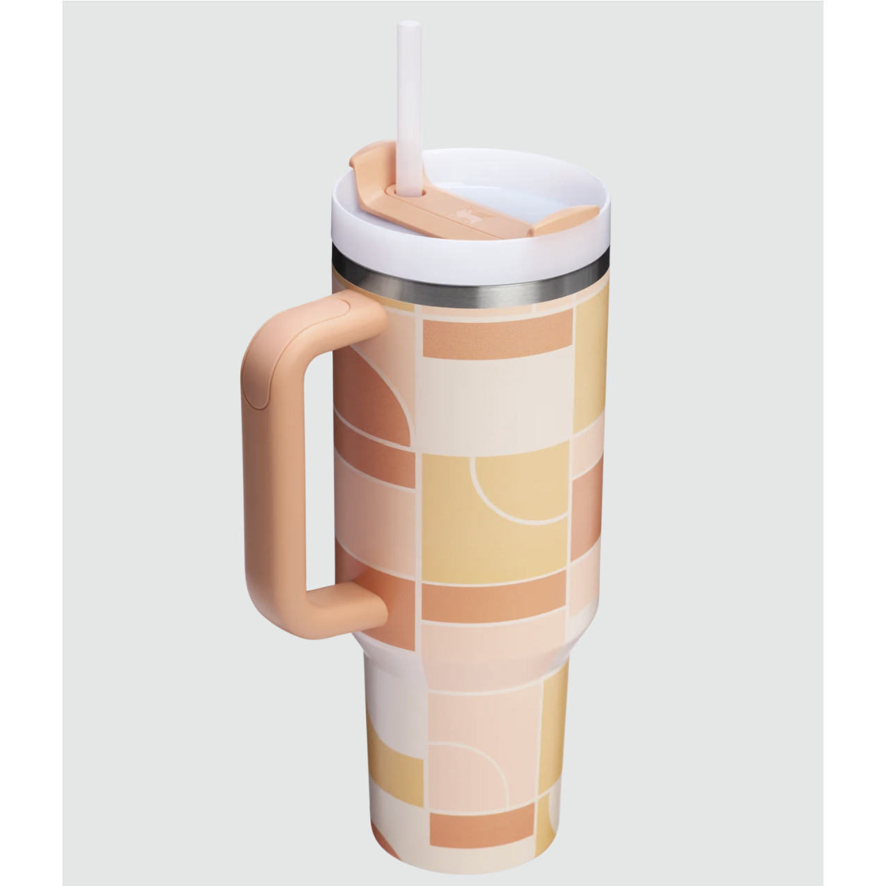 Stanley Quencher® H2.0 FlowState™ Tumbler | 30oz - Apricot Court Geo