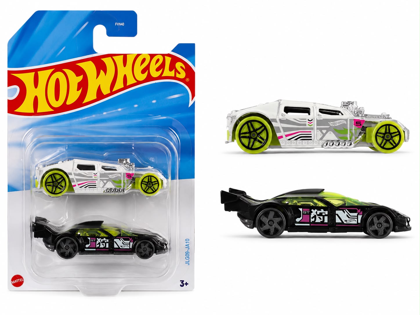 Hot Wheels 2-Pack Die-Cast Cars – Original Mattel – Collector Set – Loose & Packaged Photos Included