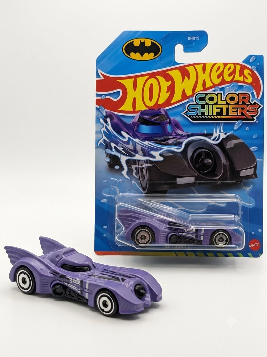 Hot Wheels Color Shifters DC Batmobile, 1:64 Scale Car, 2026